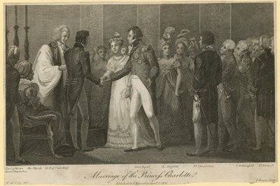 The wedding of Princess Charlotte by William Marshall Craig